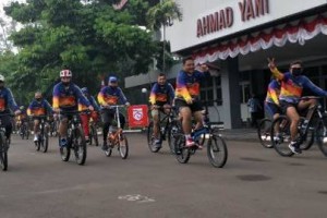 Peringati HUT RI ke-75, Kogabwilhan II Gowes Bersama